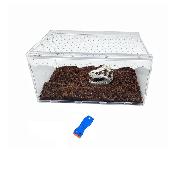 Premium Acrylic Reptile Tank - Terrarium Kit for Gecko, Snake