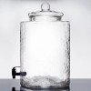 Acopa 5 Gallon Hammered Glass Beverage Dispenser