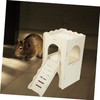 Totority Wooden Guinea Pig Hideout House with Ramp Multi Small