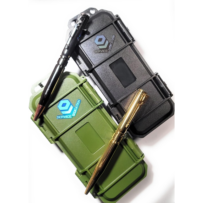 Bolt action Pen with Tactical style Hard case Gift set