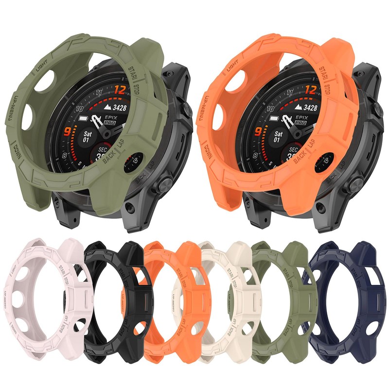 LOKEKE Compatible with Garmin Epix Pro 42mm Protective Case Cover,