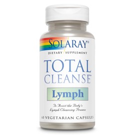 SOLARAY Total Cleanse Lymph - Herbal Wellness Complex - Ginger Root, Echinacea, Yerba Mate, Burdock Root, Red Clover, Gotu Kola and Horse Chestnut Supplement, 60-Day Guarantee, 60 VegCaps, 30 Servings