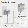 White Outdoor Lights for House, LED Exterior Front Porch Light