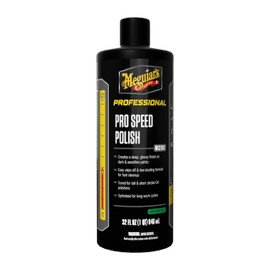 Meguiar's Professional Pro Speed Polish M200- Extremely User-Friendly Professional Car Polish for Light Defect Removal While Creating a High-Goss Finish, Get Easy Polishing with Amazing Results -32oz
