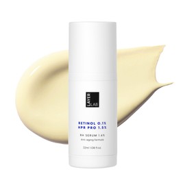LAYERLAB Triple Retinoid 1.6% Serum | Korean Anti-Aging Serum with HPR, Retinal, Retinol, Niacinamide & 8-Peptides | Visibly Smooths Fine Lines, Firms Skin & Refines Pores | 1.08 fl oz