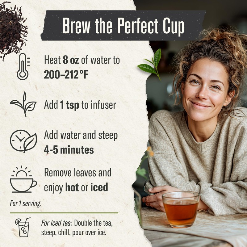 Numi Organic Breakfast Blend Tea, Loose Leaf Black Tea, 16