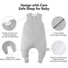 BubblePanda Rayon Made from Bamboo Toddler Sleep Sack with Feet
