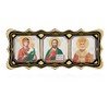 NKlaus Car Badge Icon Triptych GM Of Smolensk Jesus Cristus