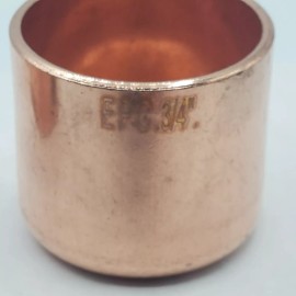 epc 5 Pack 3/4" Copper Cap  End Pipes Tubes Copper Pipe Fittings 10680209 Epc 3/4