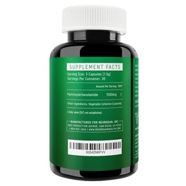 Neurogan- “Suplemento de Palmitoyletanolamida Ultra Micronizada (Guisante) 1500 MG Por Porción Altamente Purificado & B