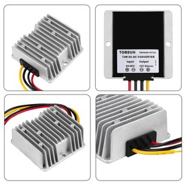 HOMELYLIFE DC Voltage Reducer DC 8V-40V to 12V 6A 72W Converter Automatic Buck Boost Converter Step Down Up Regulator Waterproof Module Transformer for Golf Cart Club Car