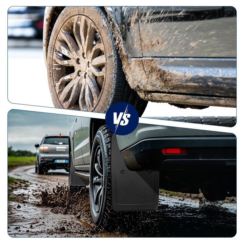 AULESSE Mud Flaps Splash Guards Compatible with Bronco 2/4-Door Accessories