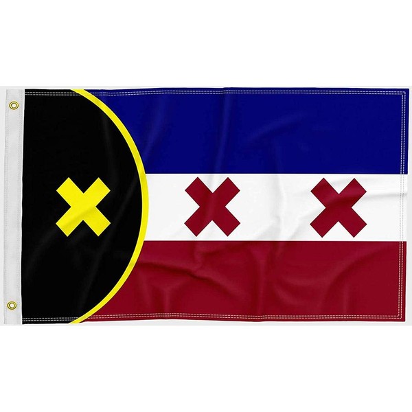 Atyhao Lmanburg Flag, Double Sided Printed Polyester, Indoor Banner Decoration,