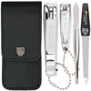 DREI SCHWERTER Germany Manicure Set 'Bari' 4-Piece Artificial Leather in