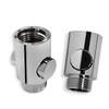 Shower Head Water Shut Off Valve - Pair Pack -