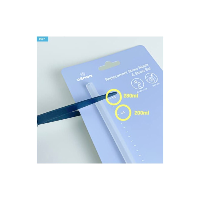 UBMOM Replacement Straw Nipple & Straw Set