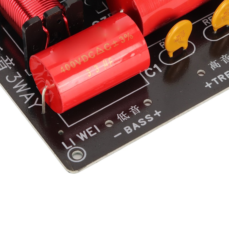 3 Way Crossover Filter Professional PCB Treble Bass Sound Frequency