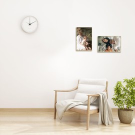 Frametory, 12x18 Aluminum Poster Frame, Acrylic Glass Front, Thin Metal Picture Frame for 12 x 18-Inch Prints, Wall Mount Gold Frames (1 Pack)