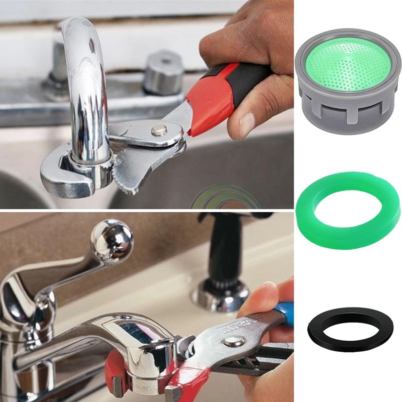 BOETOADG Faucet Aerator, 1.5 GPM Flow Restrictor Plug-In Faucet Aerator