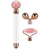 DANGSHAN 3-in-1 Electric Jade Roller 3D Roller Facial Roller &
