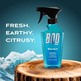 Parfums De Coeur BOD Man Fragrance Body Spray, Blue Surf, 8 fl oz Free Shipping FRESH