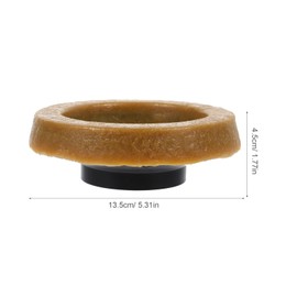 OSALADI 1set Toilet Bowl Sealing High Pressure Resistant Flange Easy to Clean Leakage Gasket for Bathrooms