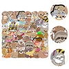 SM SunniMix 50Pcs Cute Sloth Stickers Waterproof Stickers Ornament Home