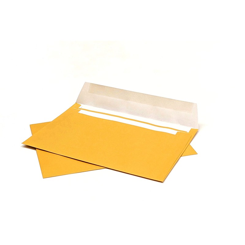 Envelopes DIN C6 Windowless (Pack of 25, Orange)