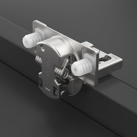 Chibery 10 Pack 1/2" Overlay 3D Soft Close Concealed Kitchen Cabinet Hinge for Face Frame Door, Pre-Assembled Easy-on Dowels, Self Closing Hidden Satin Nickel, 105° Open Concealed Stainless Steel