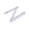 uxcell Folding Ruler 1 Meters 10 Fold Metric Measuring Tool