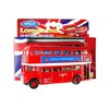 London Double Decker Red Bus Model (Pull Back & Go