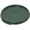 Carlisle 1077108 Round Container Lid, Polypropylene, Green, 2-4 Quart