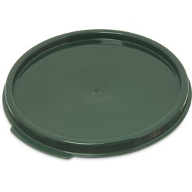 Carlisle 1077108 Round Container Lid, Polypropylene, Green, 2-4 Quart