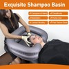 Portable Shampoo Bowl, Inflatable Hair Washing Sink for Bedridden, Disabled,Injured,
