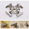 6 Pcs Magnetic Clips,Fridge Magnets,Silver Scratch-Resistant Magnetic Clip,Powerful Whiteboard Magnets