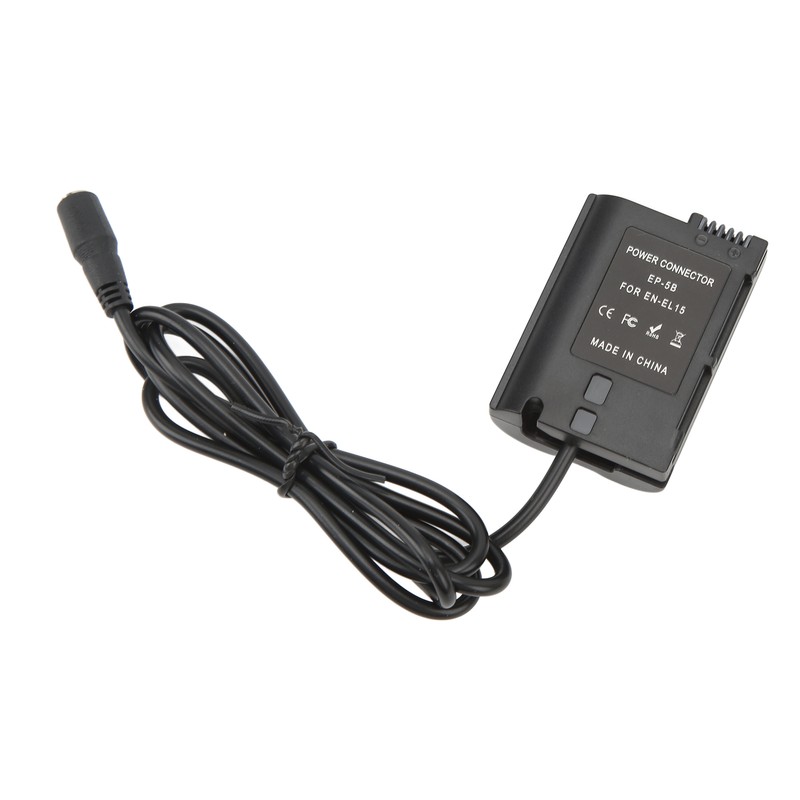EP 5B DC Coupler Dummy Battery EN EL15 for Nikon