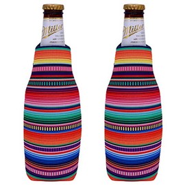 Serape Pattern Beer Bottle Coolie (2)
