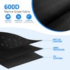 Yexcend 4 Packs Boat Cover Sand Bag Mooring Kit, 600D