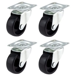 Qty. 4 x 40mm Swivel Castors- Furniture, Appliance & Equipment Small Wheels by Bulldog Castors - Max 100Kg Per Set