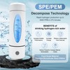 Hydrogen Water Bottle with Indicator Light, Real 4000ppb, SPE/PEM Technology,