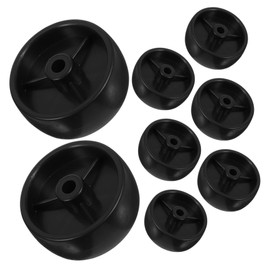 CAXUSD 8pcs Mower Deck Wheel Replacement Caster Wheels for Mower Parts Solid Easy to Install and Move