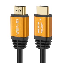 125 Feet 4K HDMI Cable 2.0 WEIMEI HDMI Cord 125ft with IC Booster Support 4K@60Hz UHD 2160P Ethernet 3D ARC with Gold-Plated Connector and Bare Copper Conductor (from 6ft to 125 ft for Choices)