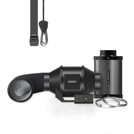 AC Infinity AC Infinity Air Filtration Kit 4, CLOUDLINE LITE Inline Fan and Carbon Filter Combo, Cooling and Ventilation System for Grow Tents, Hydroponics, Indoor Gardening