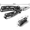 Grizef Multitool Pliers, Durable Stainless Steel 24-in-1 Multi-Purpose Pocket Folding
