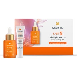 Sesderma Kit C Vit 5 Serum Facial + C Vit Contorno De Ojos