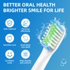 Toolsy 10 Pack Toothbrush Replacement Heads Compatible with Bitvae D2