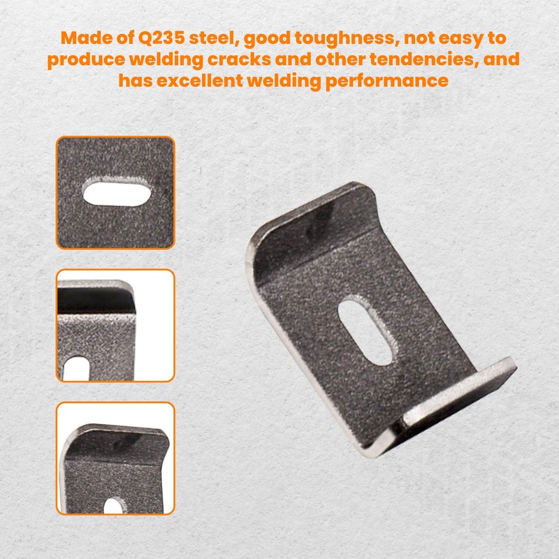 MaXpeedingrods 6Pcs Universal Car Roof Rack Gutter Mounts Kit Weld