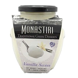 Monastiri Traditional Greek Vanilla Preserve, 500gr glass jar