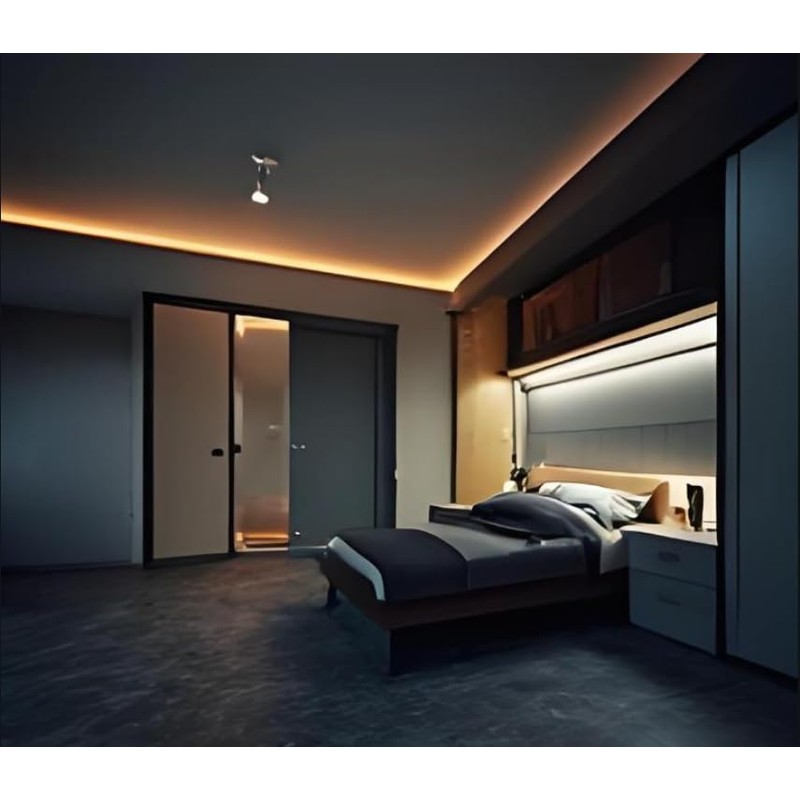 NIVOTA Dual Sensor Stair Light Strip, Double Motion Activated Sensor