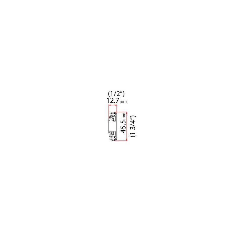 GlideRite Hardware 1270-Z - 12-inch 100 Lb. Full Extension Ball
